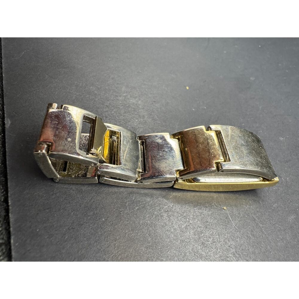 Collezio Diamond Analog Rectangular Two Tone Blac… - image 6